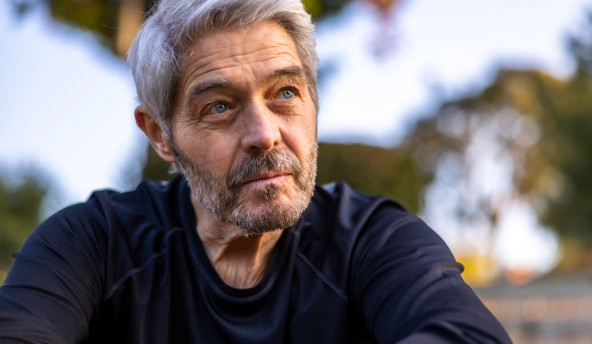 Homme situation de deuil